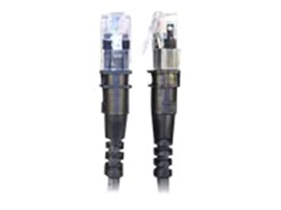 PatchSee ThinPATCH - Patch-Kabel - RJ-45 (M) zu RJ-45 (M) - 1.8 m - 4.9 mm - FTP - CAT 6a - IEEE 802.3at - geschirmt, halogenfrei - Schwarz