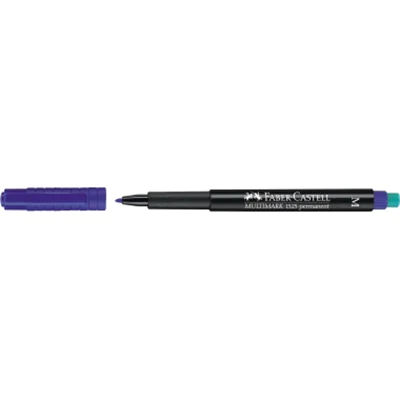 Faber-Castell CD/DVD Marker MULTIMARK 152551 mit Radierer bl