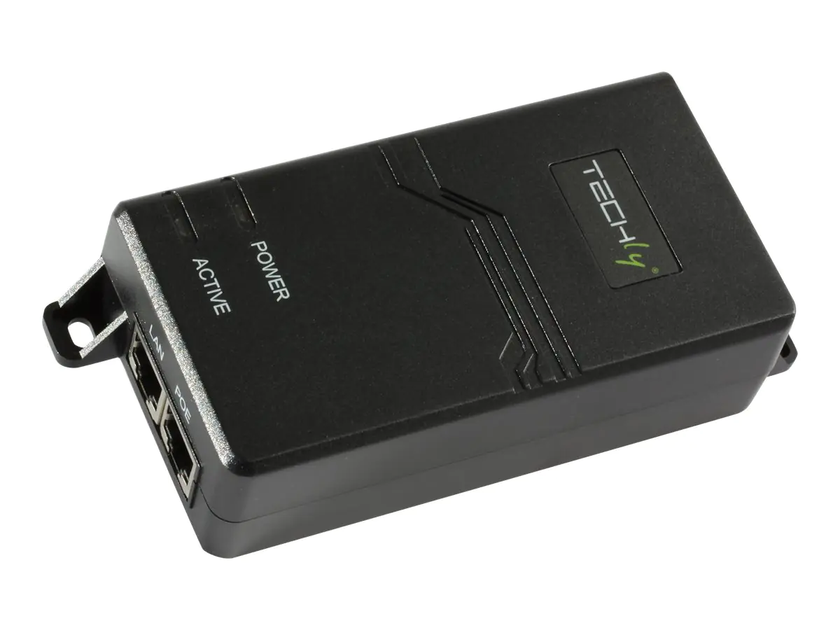 TECHly I-SWHUB 3000STY - Power Injector - 30 Watt - Ausgangsanschlüsse: 1 - Schwarz