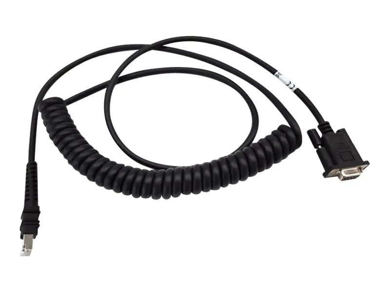 Zebra - Seriell / Netzkabel - DB-9 (W) - 12 V - 2.74 m - gewickelt, Daumenschrauben - für Zebra VC80X Zebra - Seriell / Netzkabel - DB-9 (W) - 12 V - 2.74 m - gewickelt, Daumenschrauben - für Zebra VC80X