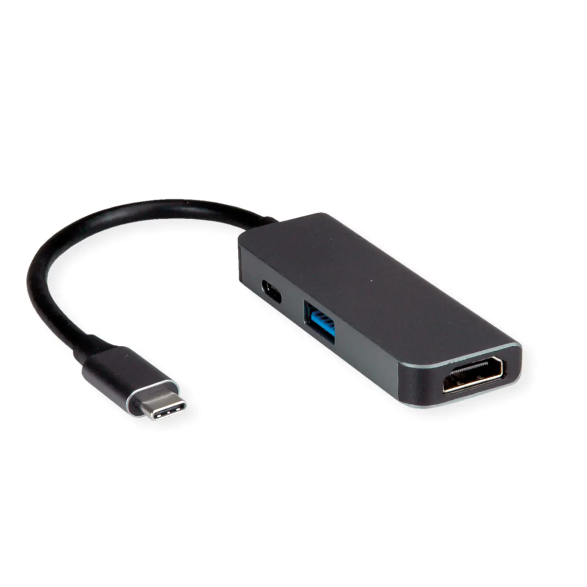 VALUE Display Adapter USB Typ C - HDMI+ 3.2 Gen 1 A+ PD - Adapter - Digital/Daten