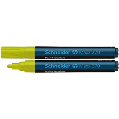 Schneider Lackmarker Maxx 270 127005 1-3mm Rundspitze gelb