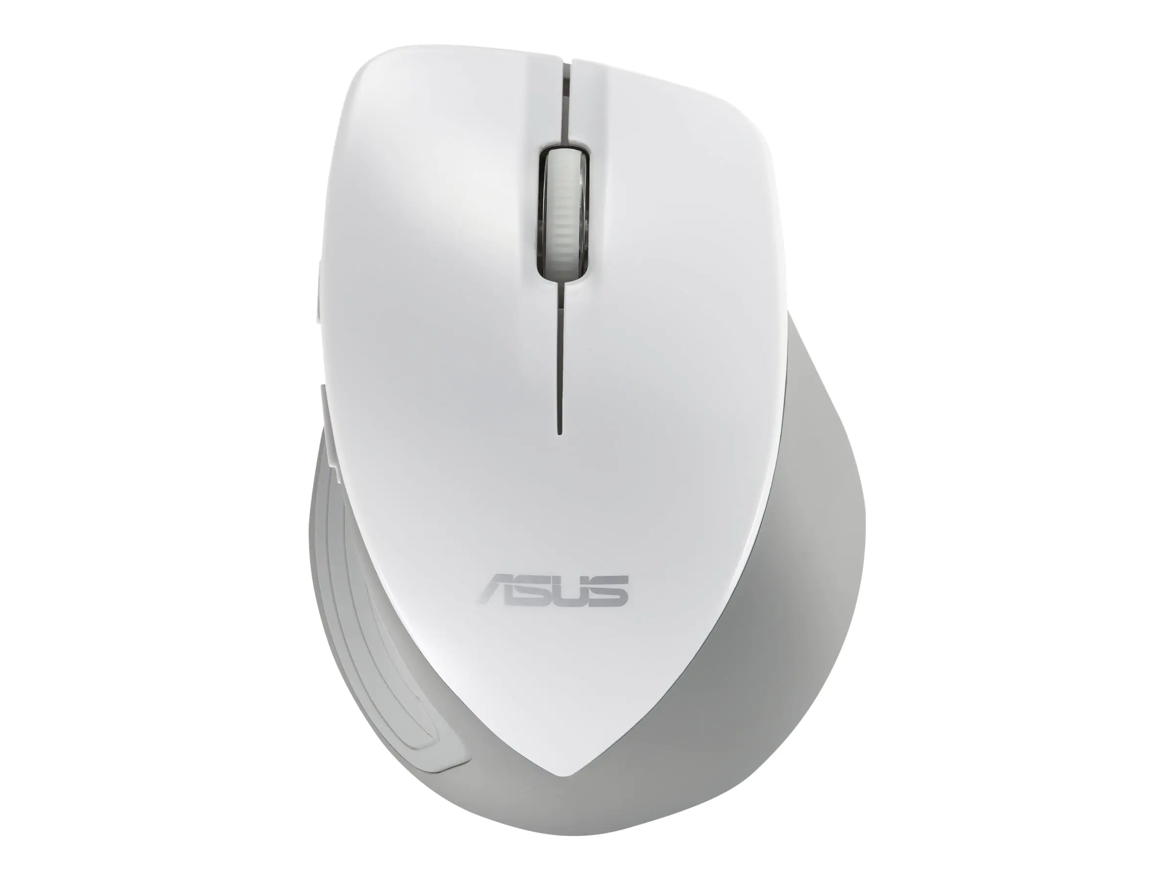 ASUS WT465 - Maus - optisch - kabellos - 2.4 GHz - kabelloser Empfänger (USB) - weiß