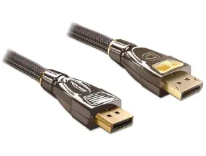 Delock - DisplayPort-Kabel - DisplayPort (M) zu DisplayPort (M) - 5 m - Anthrazit
