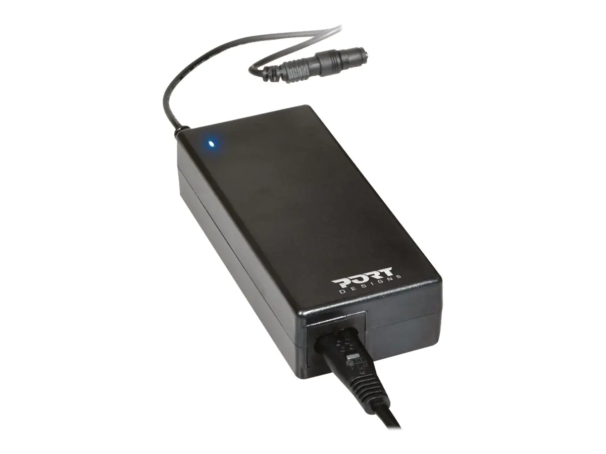 PORT Connect Universal Power Supply - Netzteil - Wechselstrom 100-240 V - 90 Watt - Schwarz