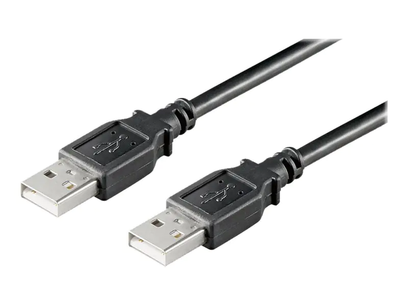 goobay - USB-Kabel - USB (M) zu USB (M) - USB 2.0 - 1.8 m - Schwarz