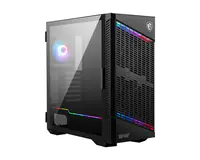 MSI MPG VELOX 100P AIRFLOW - Mid tower - E-ATX - Seitenteil mit Fenster (gehärtetes Glas) - keine Spannungsversorgung (ATX) - USB/Audio
