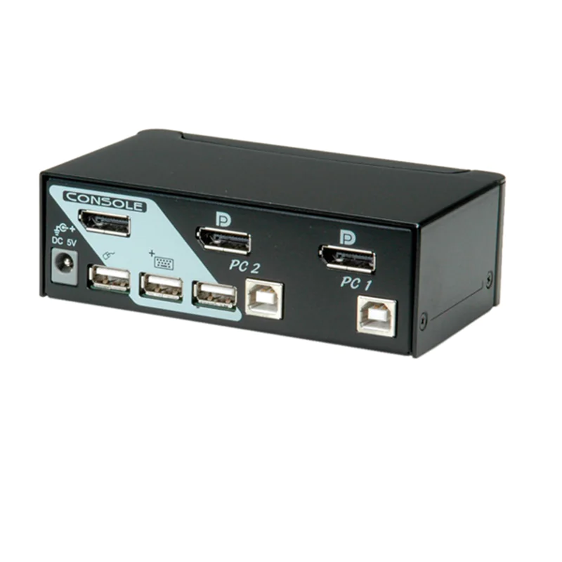 ROLINE - KVM-/USB-Switch - 2 x KVM / USB - 1 lokaler Benutzer - Desktop ROLINE - KVM-/USB-Switch - 2 x KVM / USB - 1 lokaler Benutzer - Desktop