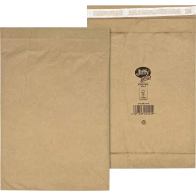 Jiffy® Papierpolstertasche Nr. 4 mit Haftklebung Kraftpapier braun 100 St./Pack. Jiffy® Papierpolstertasche Nr. 4 mit Haftklebung Kraftpapier braun 100 St./Pack.
