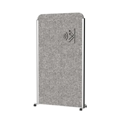 Jakob Maul GmbH MAUL 9701195, Trennwand, Grau, 1000 x 1820 mm, Filz, Aluminium, Grau