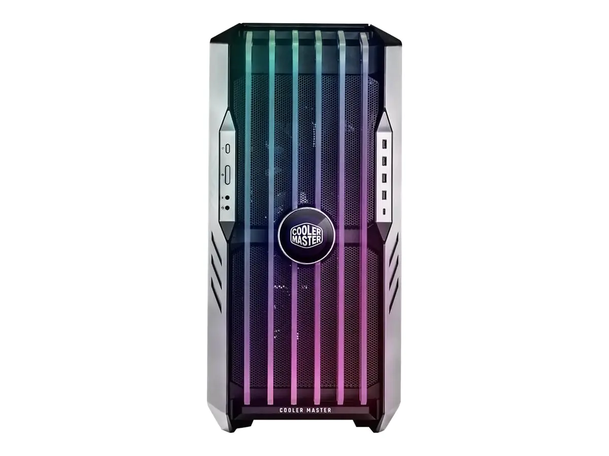 CoolerMaster HAF 700 EVO - Tower - SSI EEB - Seitenteil mit Fenster (gehärtetes Glas) - keine Spannungsversorgung (ATX) - Titanium Gray - USB/Audio