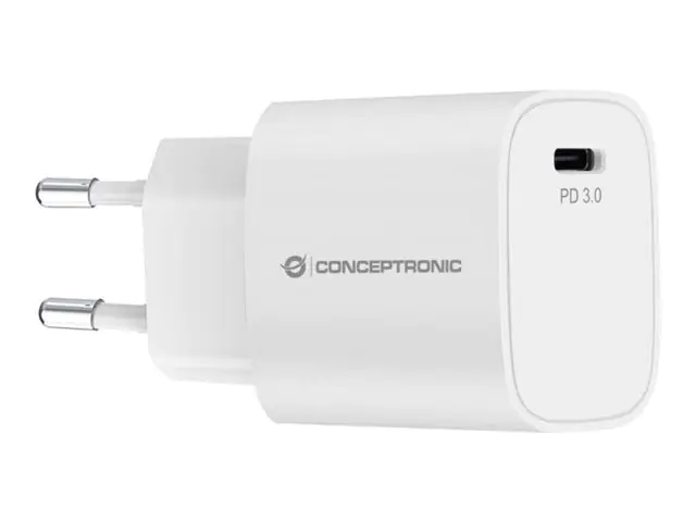 Conceptronic Ladegerät 1Port 20W 1xUSB-C Desk PD ws
