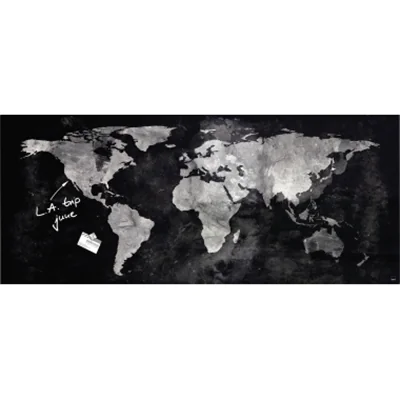 SIGEL Magnetboard Artverum GL246 1.300x550x15mm Glas World-Map SIGEL Magnetboard Artverum GL246 1.300x550x15mm Glas World-Map