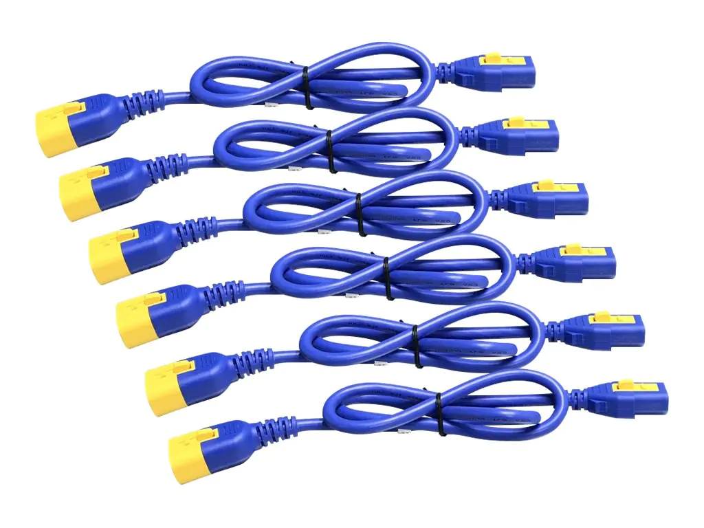APC AP8000 - Stromkabel - power IEC 60320 C13 zu IEC 60320 C14 - 10 A - 1.22 m - Blau - weltweit - für P/N: SCL500RMI1UC, SCL500RMI1UNC, SMT3000I-AR, SMT3000R2I-AR, SMTL750RMI2UC, SRT1500RMXLI
