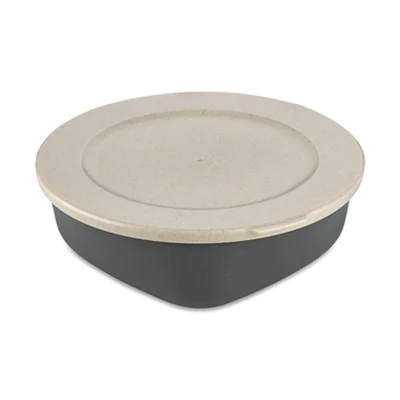 Koziol Vorratsdose CONNECT BOX 21 x 7,3 x 21,5 cm (B x H x L) 1,3l mikrowellengeeignet TPE Kunststoff nature ash grey