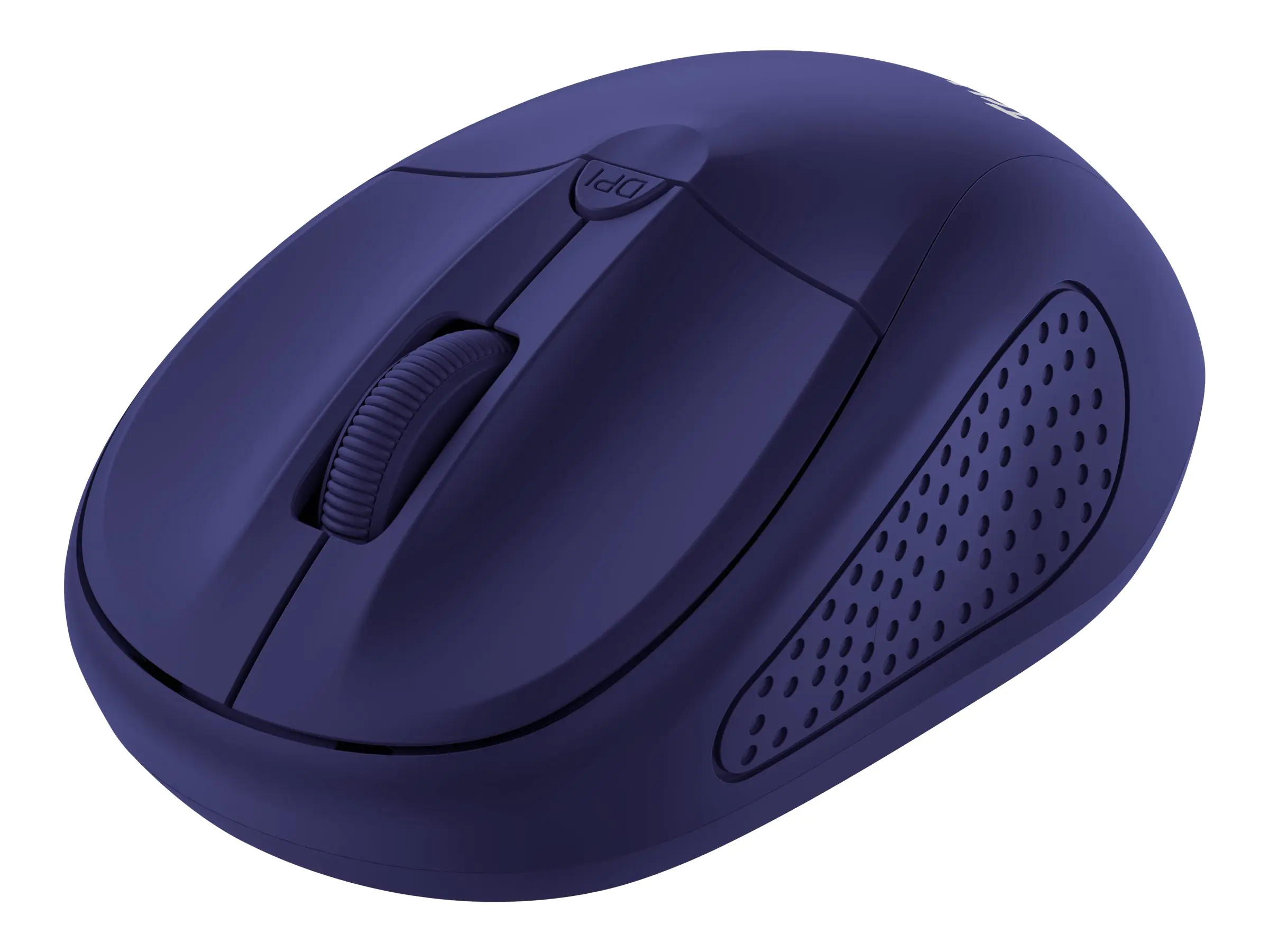 Trust Primo - Maus - rechts- und linkshändig - optisch - 4 Tasten - kabellos - 2.4 GHz - kabelloser Empfänger (USB) - Dunkelblau matt