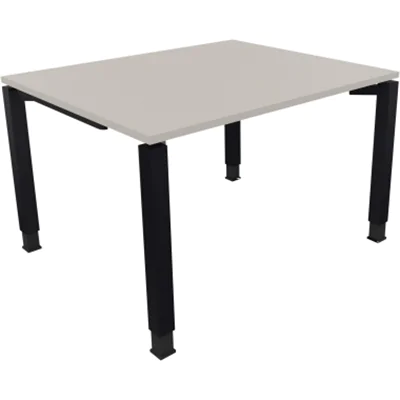 Schreibtisch Vierfuß Quadratrohr B1200xT1000xH680-820 an/Lichtgrau Schreibtisch Vierfuß Quadratrohr B1200xT1000xH680-820 an/Lichtgrau