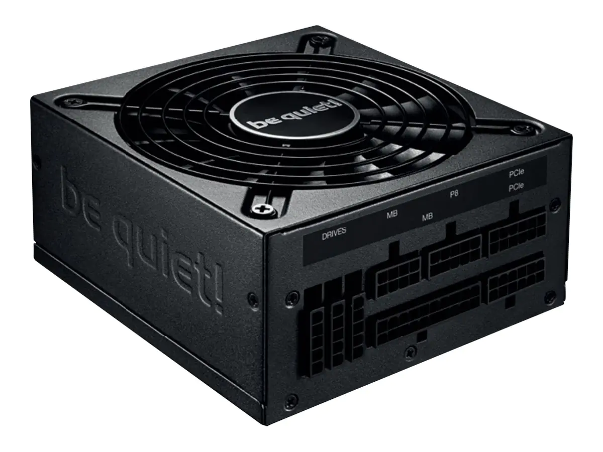 be quiet! SFX-L Power 600W - Netzteil (intern) - ATX12V 2.4/ SFX12V 3.3 - 80 PLUS Gold - Wechselstrom 100-240 V - 600 Watt - aktive PFC - Europa - Schwarz