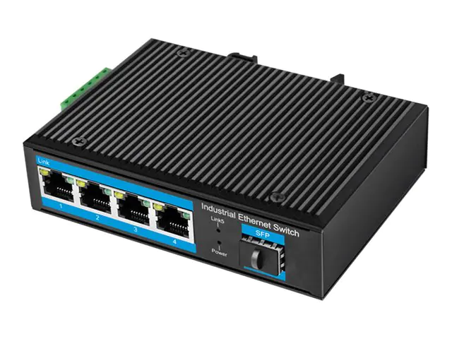 LogiLink NS204 - Switch 5-Port Gigabit Ethernet SFP - Switch - 1 Gbps
