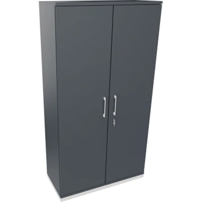 Flügeltürenschrank 5OH B1000xT442xH1869 ws/Lavagrau Flügeltürenschrank 5OH B1000xT442xH1869 ws/Lavagrau