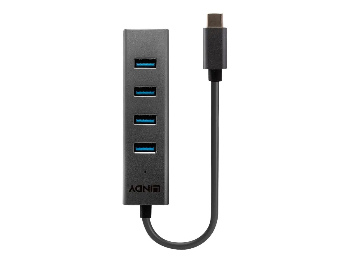Lindy - Hub - 4 x USB 3.2 Gen 2 - Desktop