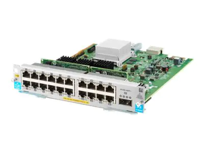 HPE - Erweiterungsmodul - Gigabit Ethernet (PoE+) x 20 + 40 Gigabit QSFP+ x 1 - für HPE Aruba 5406R, 5406R 16, 5406R 44, 5406R 8-port, 5406R zl2, 5412R, 5412R 92, 5412R zl2