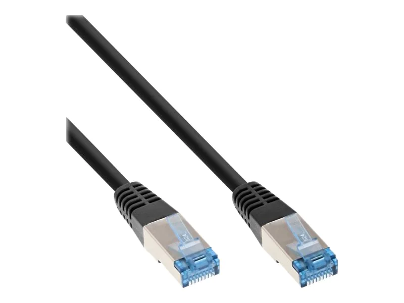 InLine - Patch-Kabel - RJ-45 (M) bis RJ-45 (M) - 5 m - SFTP, PiMF - CAT 6a - im Freien, rund, verseilt - Schwarz InLine - Patch-Kabel - RJ-45 (M) bis RJ-45 (M) - 5 m - SFTP, PiMF - CAT 6a - im Freien, rund, verseilt - Schwarz
