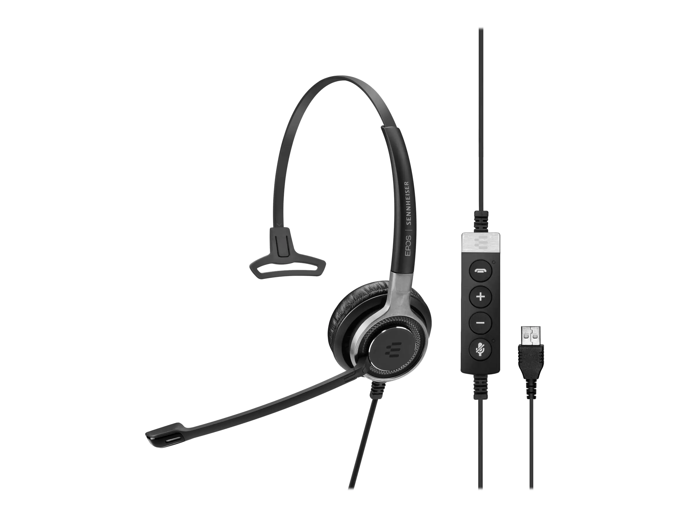 EPOS IMPACT SC 630 USB ML - Headset - On-Ear - kabelgebunden - USB - Schwarz - Zertifiziert für Skype für Unternehmen