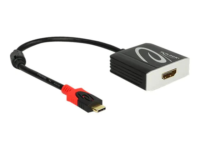 DeLOCK - Externer Videoadapter - RTD2171U - USB-C - HDMI - Schwarz - retail