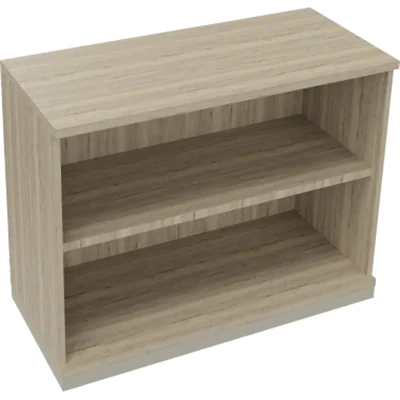 Regal 2OH B1000xT442xH781mm Silberaluminium/Eiche Natur Regal 2OH B1000xT442xH781mm Silberaluminium/Eiche Natur