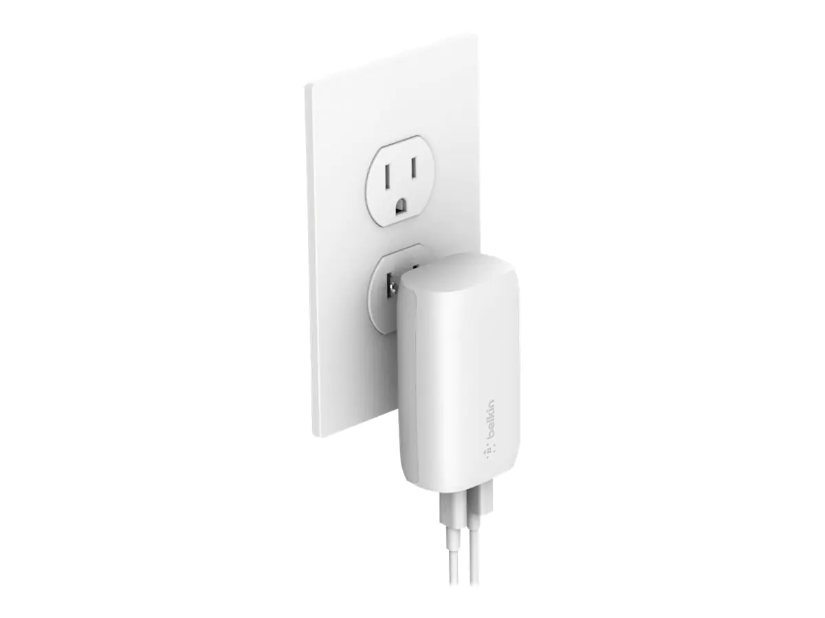 Belkin BoostCharge - Netzteil - 37 Watt - PD 3.0 - 2 Ausgabeanschlussstellen (USB, 24 pin USB-C) Belkin BoostCharge - Netzteil - 37 Watt - PD 3.0 - 2 Ausgabeanschlussstellen (USB, 24 pin USB-C)