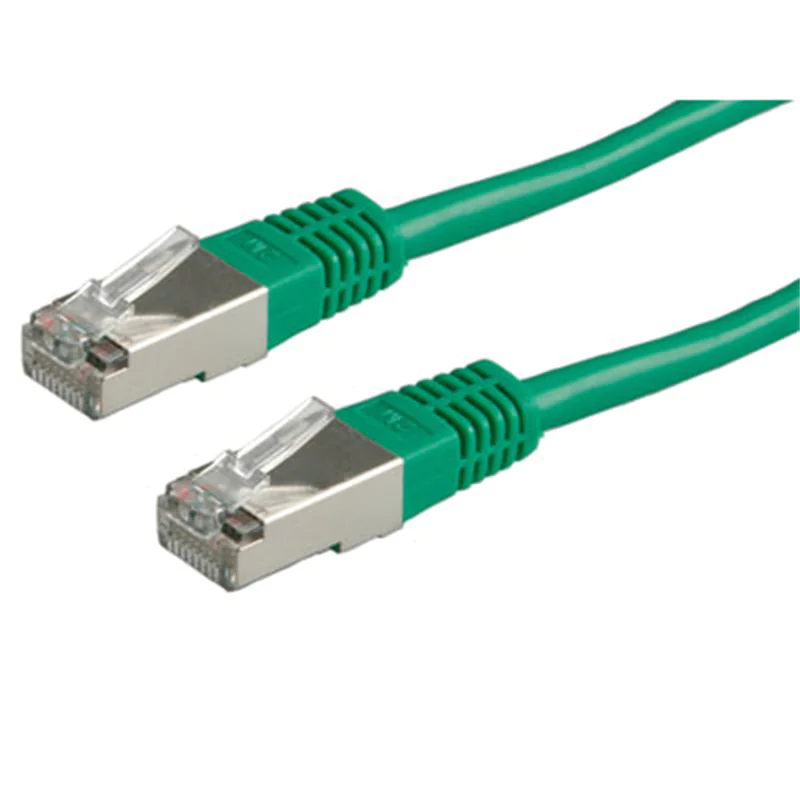 VALUE - Patch-Kabel - RJ-45 (M) zu RJ-45 (M) - 3 m - SFTP, PiMF - CAT 6 - geformt, verseilt - grün