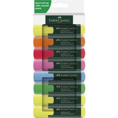 FABER-CASTELL 254848, 8 Stück(e), Gemischte Farben, 1 mm, 5 mm, Tinte auf Wasserbasis