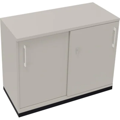 Schiebetürenschrank 2OH B1000xT442xH781mm an/Lichtgrau