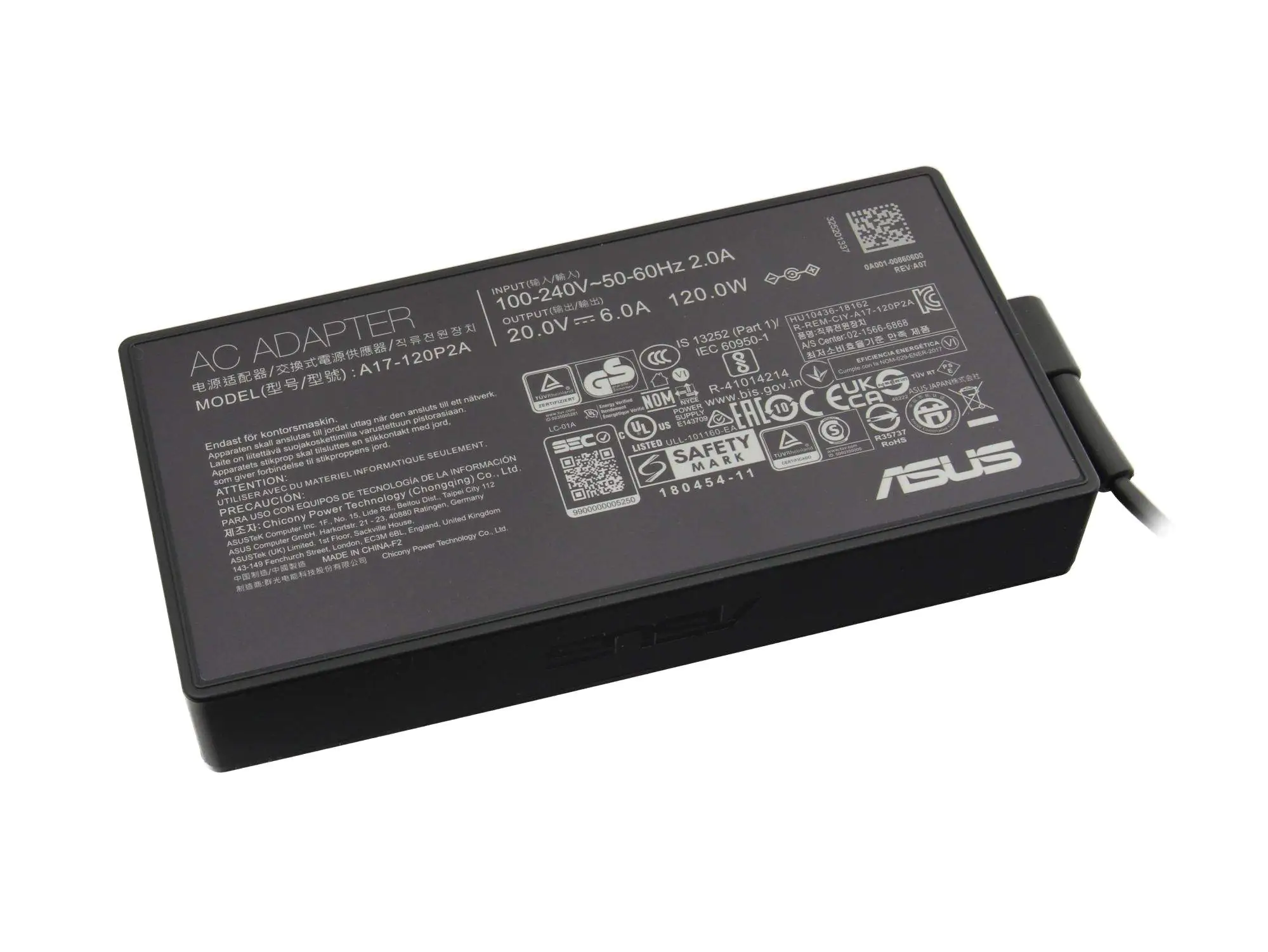 ASUS A17-120P2A - Netzteil - Wechselstrom 100-240 V