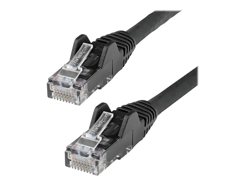StarTech 15m Netzwerkkabel CAT6 - LSZH(weniger Rauch, Halogenfrei) - 10Gbit 650MHz 100W POE RJ45 U/UTP LAN-Patch Kabel - Schwarz, ETL Zertifizierung, 24AWG, Installationskabel (N6LPATCH15MBK) - Patch-Kabel - RJ-45 (M) zu RJ-45 (M) - 15 m - 6 mm - UTP - CA StarTech 15m Netzwerkkabel CAT6 - LSZH(weniger Rauch, Halogenfrei) - 10Gbit 650MHz 100W POE RJ45 U/UTP LAN-Patch Kabel - Schwarz, ETL Zertifizierung, 24AWG, Installationskabel (N6LPATCH15MBK) - Patch-Kabel - RJ-45 (M) zu RJ-45 (M) - 15 m - 6 mm - UTP - CA