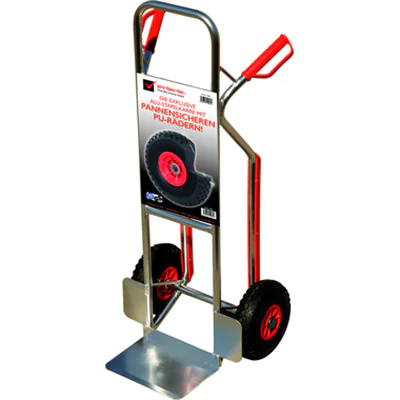 pro-bau-tec Sackkarre Exklusiv 51 x 118 x 49 cm (B x H x L) 150kg Aluminium silber