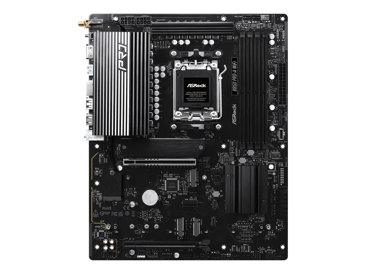 ASRock B850 Pro-A WiFi DDR5 AM5 retail - AMD Sockel AM5 (Ryzen Zen4)