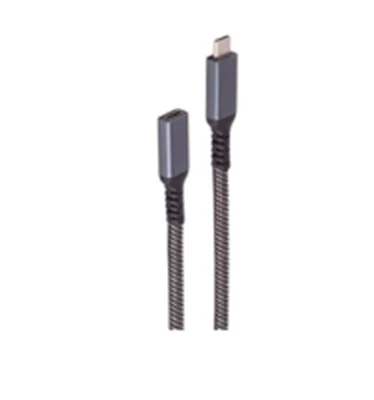 ShiverPeaks USB 3.2 Gen. 2x1 Verlängerungskabel 100 Watt St.C/Bu.C Textil 0.5 - Digital/Daten - Ve