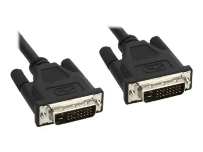 InLine - DVI-Kabel - Dual Link - DVI-D (M) zu DVI-D (M) - 2 m - Schwarz