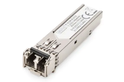 Digitus DN-81010 - SFP (Mini-GBIC)-Transceiver-Modul - 1GbE - 1000Base-SX - LC Multi-Mode - bis zu 550 m - 850 nm