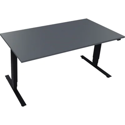 Sitz-/Stehtisch T-Kufe klappbar B1600xT800xH625-1285 an/Lavagrau Sitz-/Stehtisch T-Kufe klappbar B1600xT800xH625-1285 an/Lavagrau