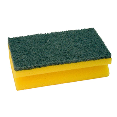Schwamm 15x9cm Griffleiste gelb/grün Schwamm 15x9cm Griffleiste gelb/grün