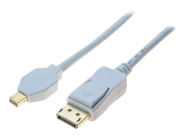 exertis Connect - DisplayPort-Kabel - DisplayPort (M) zu Mini DisplayPort (M) - DisplayPort 1.2 - 2 m - weiß
