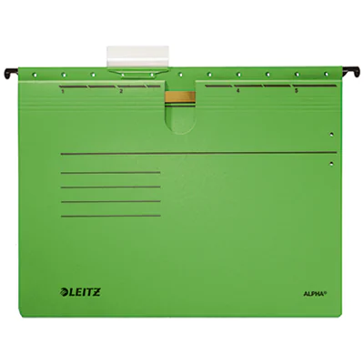 Leitz Hängehefter ALPHA® DIN A4 275g/m² Pendareckarton, recycelt grün 25 St./Pack.