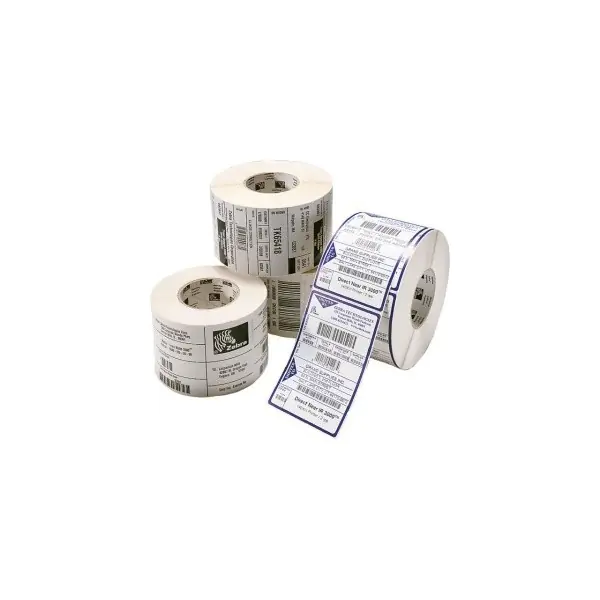 Zebra Etiketten weiß 102 x 152 mm 3007096-T Papier permanenter Klebstoff 4 Rollen je. 950 Etiketten