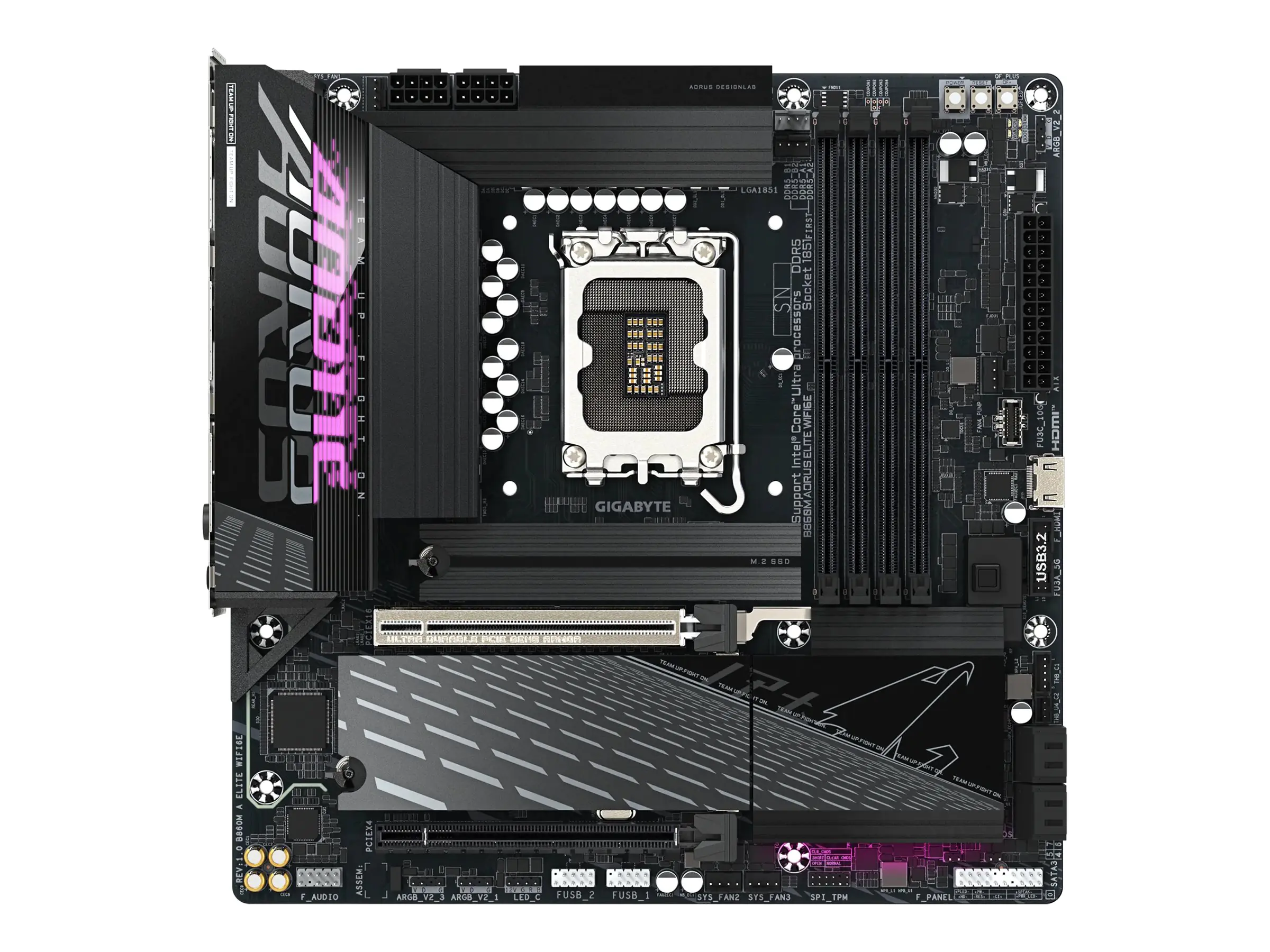 Gigabyte MB GBT Intel 1851 B860M A ELITE WIFI6E - Micro/Mini/Flex-ATX - USB 3.2