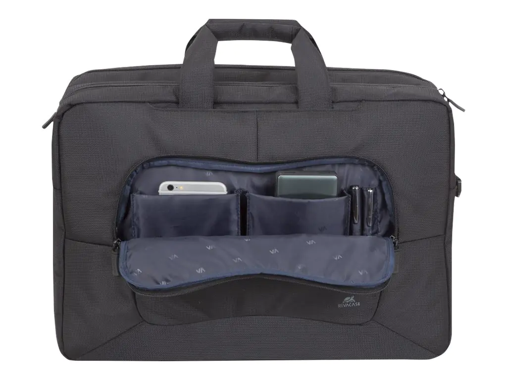 Riva Case Tegel 8455 - Notebook-Rucksack - eco - 43.9 cm - bis zu 17,3" - Schwarz