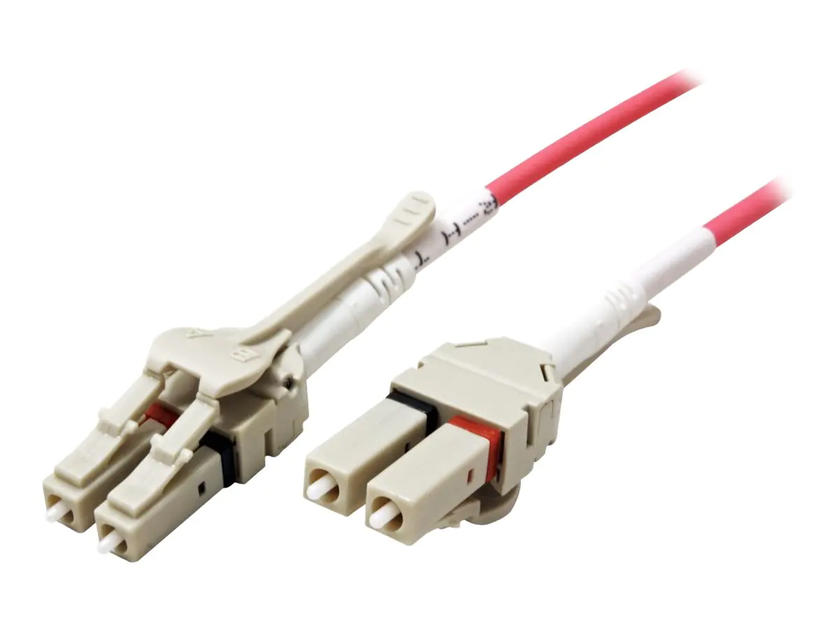 Roline - Patch-Kabel - LC Multi-Mode (M) zu LC Multi-Mode (M) - 7 m - 6 mm - Glasfaser - Duplex - 50/125 Mikrometer - OM4 - halogenfrei - violett
