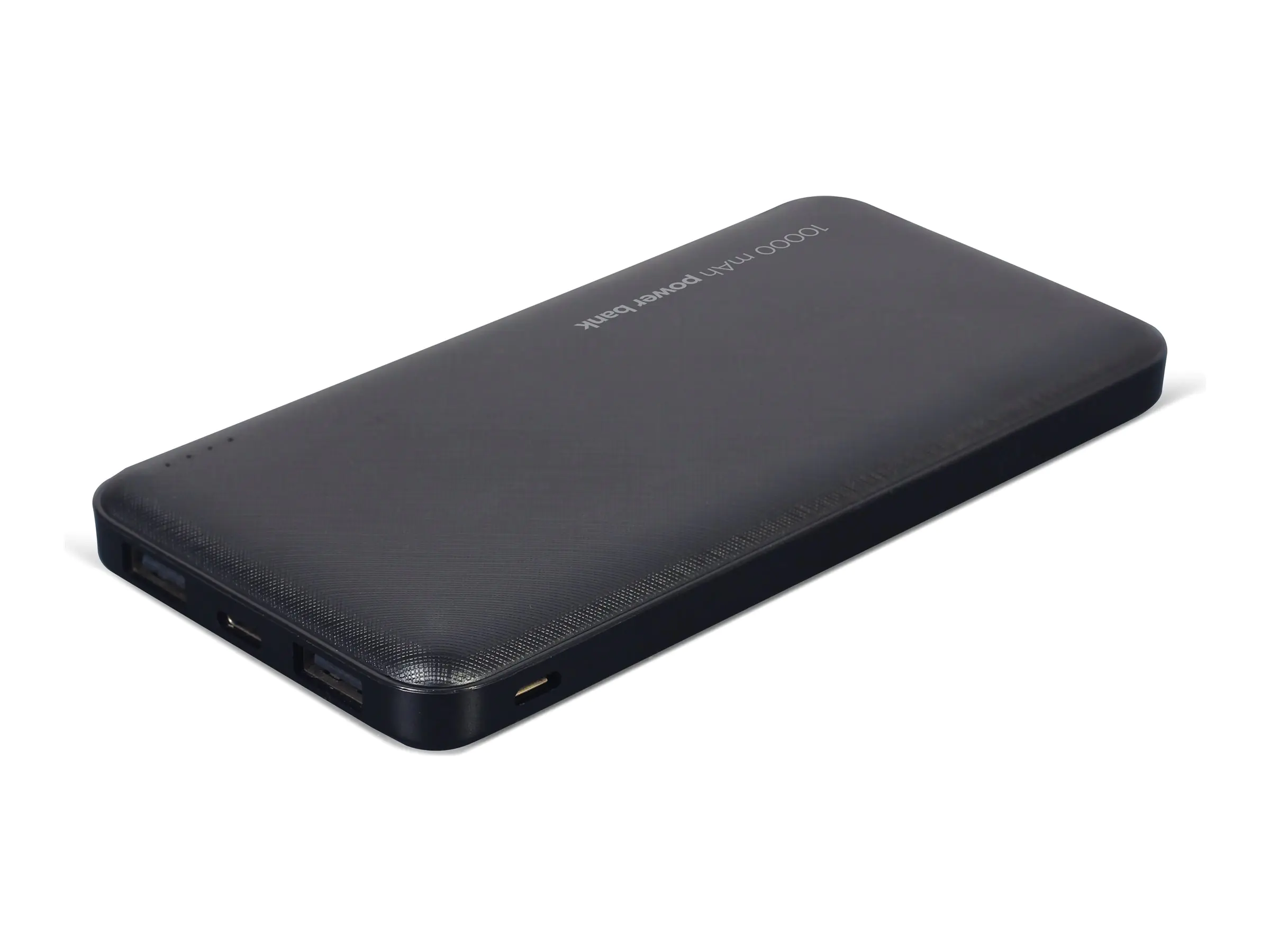 Gembird PB10-02 - Powerbank - 10000 mAh - 12 Watt - 2 A - 2 Ausgabeanschlussstellen (USB) - Schwarz